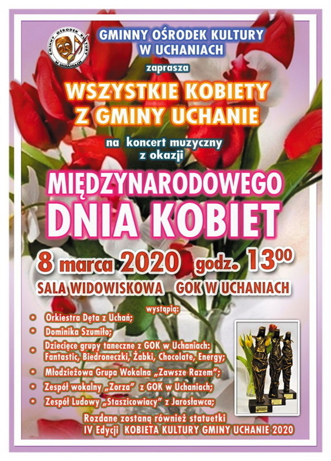 Uchanie: Muzyczny Dzień Kobiet w GOK Uchanie: Muzyczny Dzień Kobiet w GOK