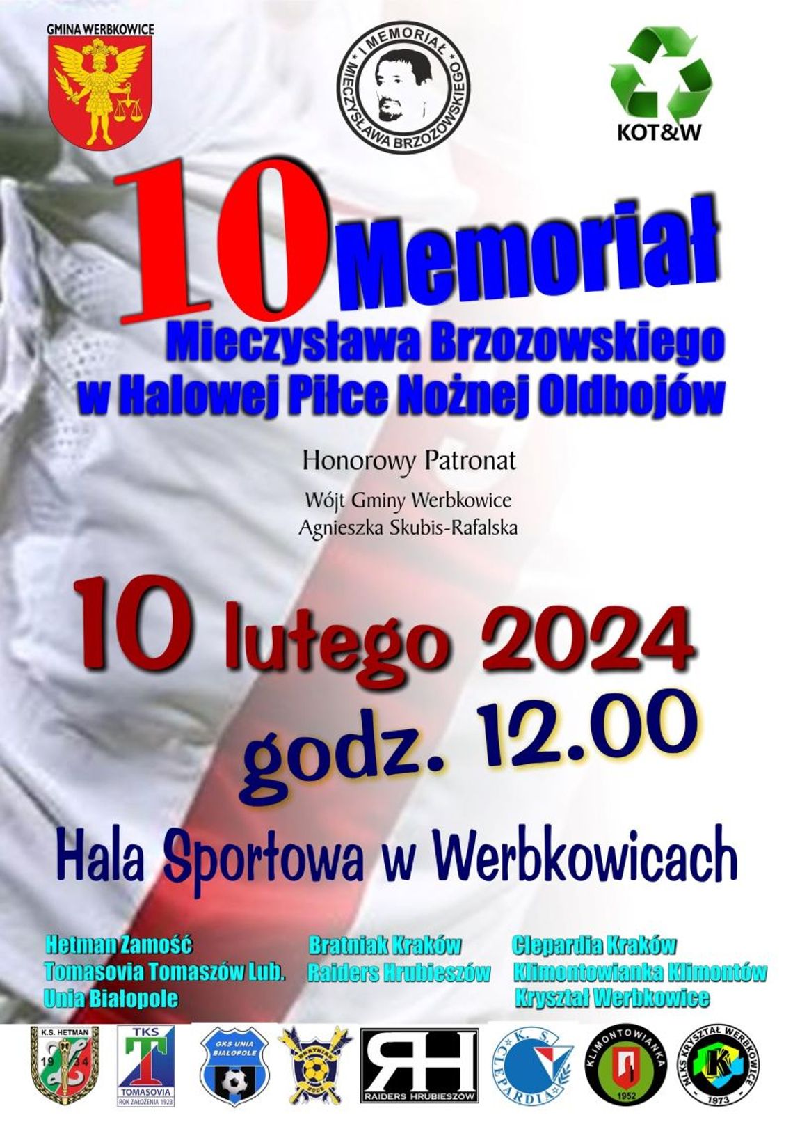 Werbkowice: 10 Memoriał Mieczysława Brzozowskiego w Halowej Piłce Nożnej Oldbojów 2024