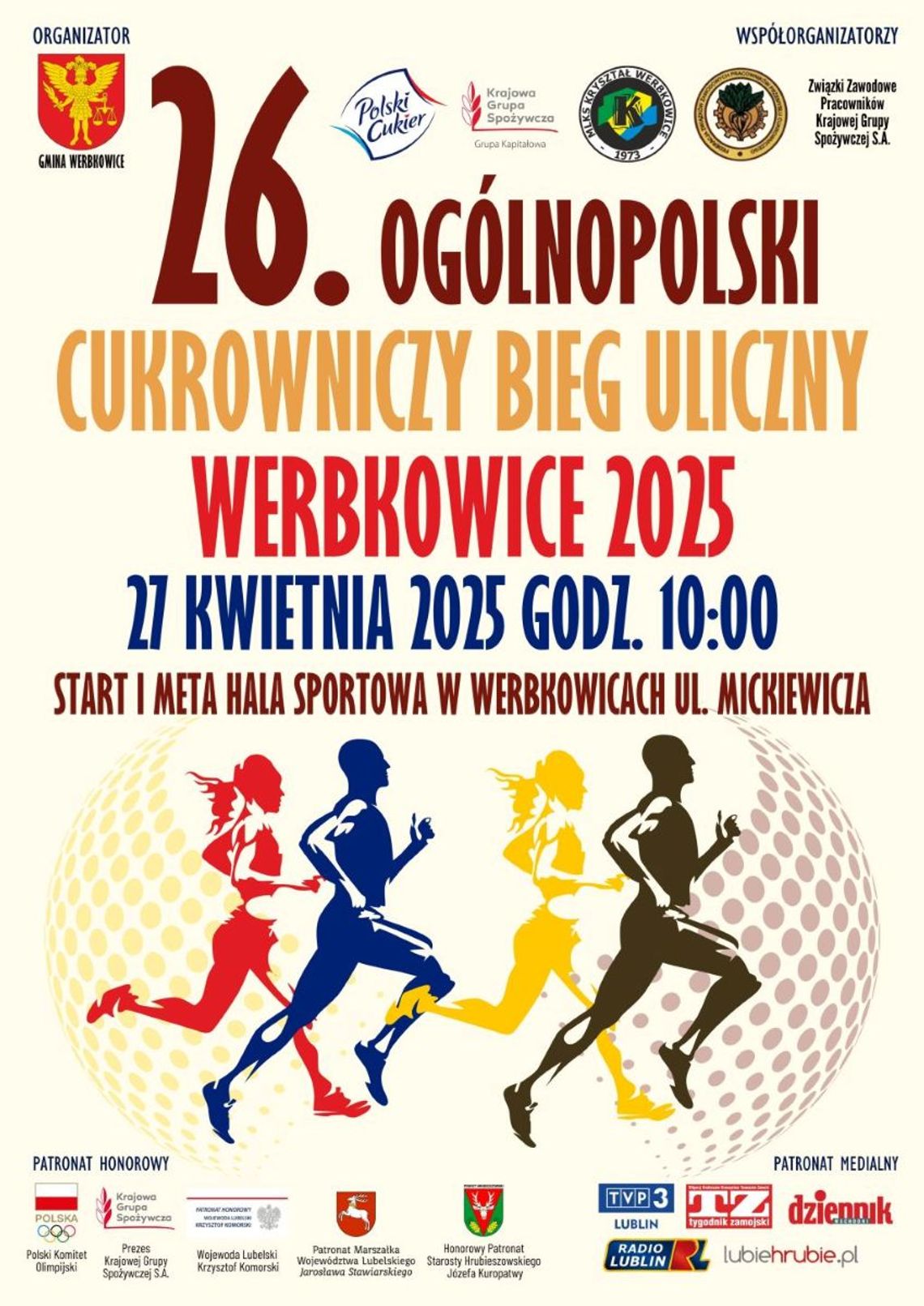 Werbkowice: 26. Ogólnopolski Cukrowniczy Bieg Uliczny Werbkowice: 26. Ogólnopolski Cukrowniczy Bieg Uliczny