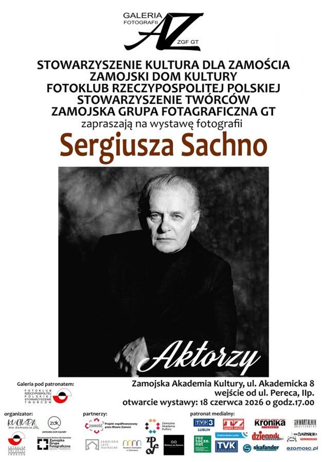 Wystawa fotografii Sergiusza Sachno „Aktorzy” Wystawa fotografii Sergiusza Sachno „Aktorzy”