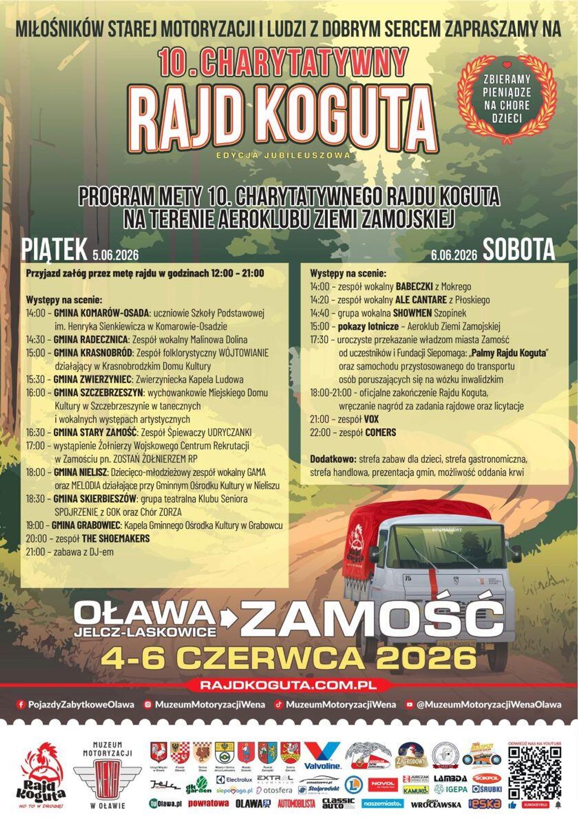 Zamość: Charytatywny Rajd Koguta [PROGRAM]
