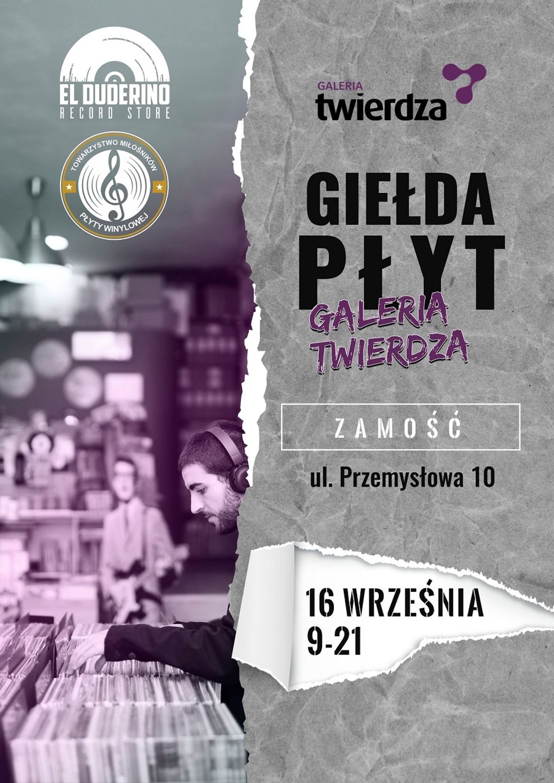 Zamość: Giełda płyt w galerii Twierdza
