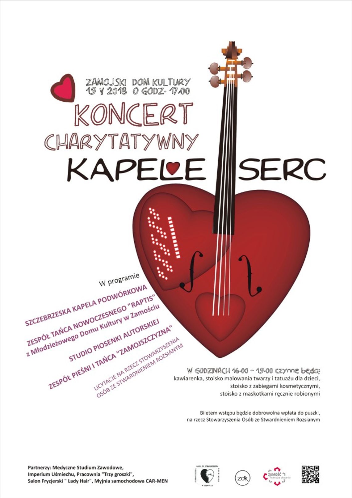 Zamość: Kapele serc - koncert w ZDK