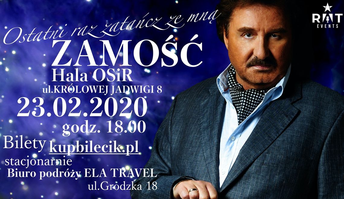 Zamość: Koncert Krzysztofa Krawczyka