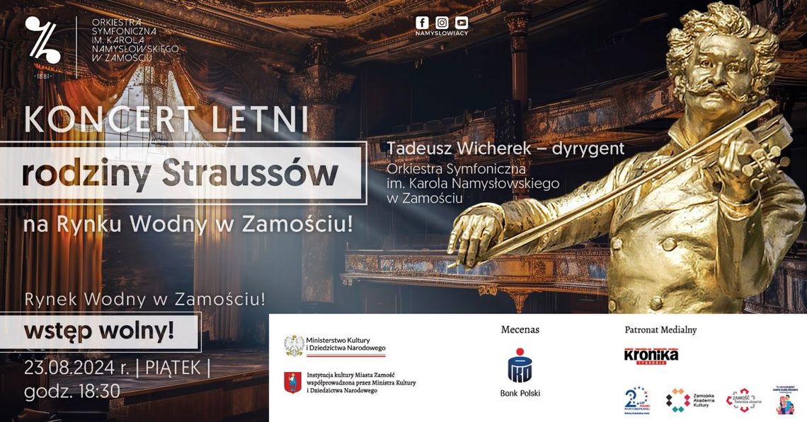 Zamość: Koncert letni rodziny Straussów