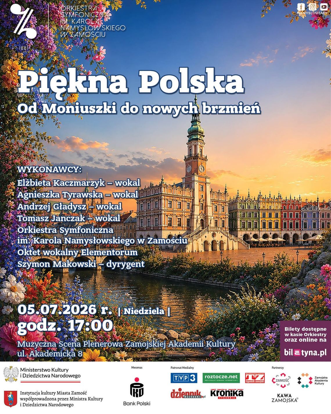 Zamość: Koncert "Piękna Polska" od Moniuszki do nowych brzmień