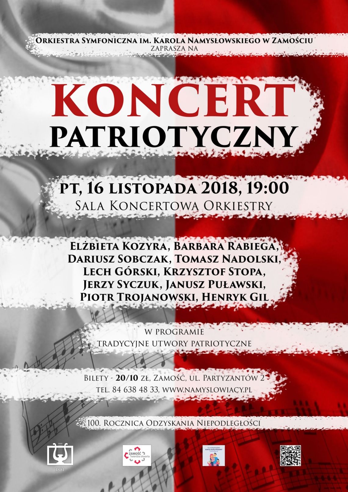 Zamość: Namysłowiacy zagrają patriotycznie Zamość: Namysłowiacy zagrają patriotycznie