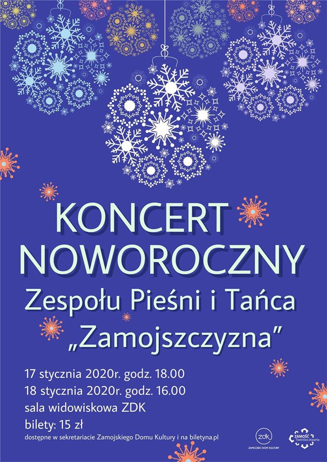 Zamość: Noworoczny koncert ZPiT Zamojszczyzna w ZDK