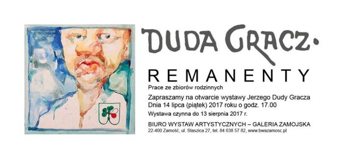 Zamość: Remanenty Jerzego Dudy-Gracza na wystawie w BWA