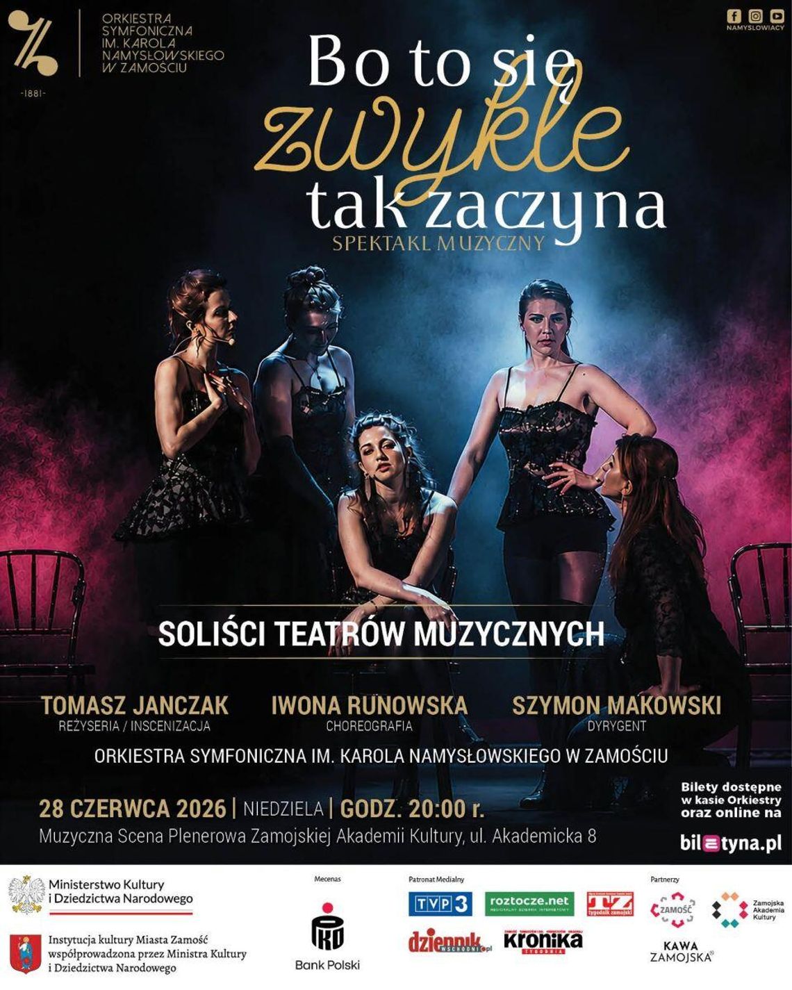 Zamość: Spektakl muzyczny „Bo to się zwykle tak zaczyna…” Zamość: Spektakl muzyczny „Bo to się zwykle tak zaczyna…”
