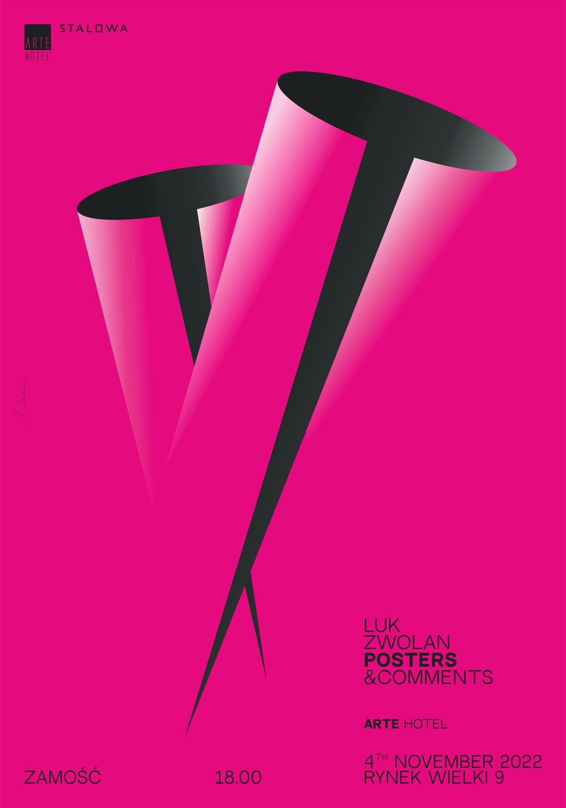 Zamość: Wystawa Łukasz Zwolan - P O S T E R S & C O M M E N T S