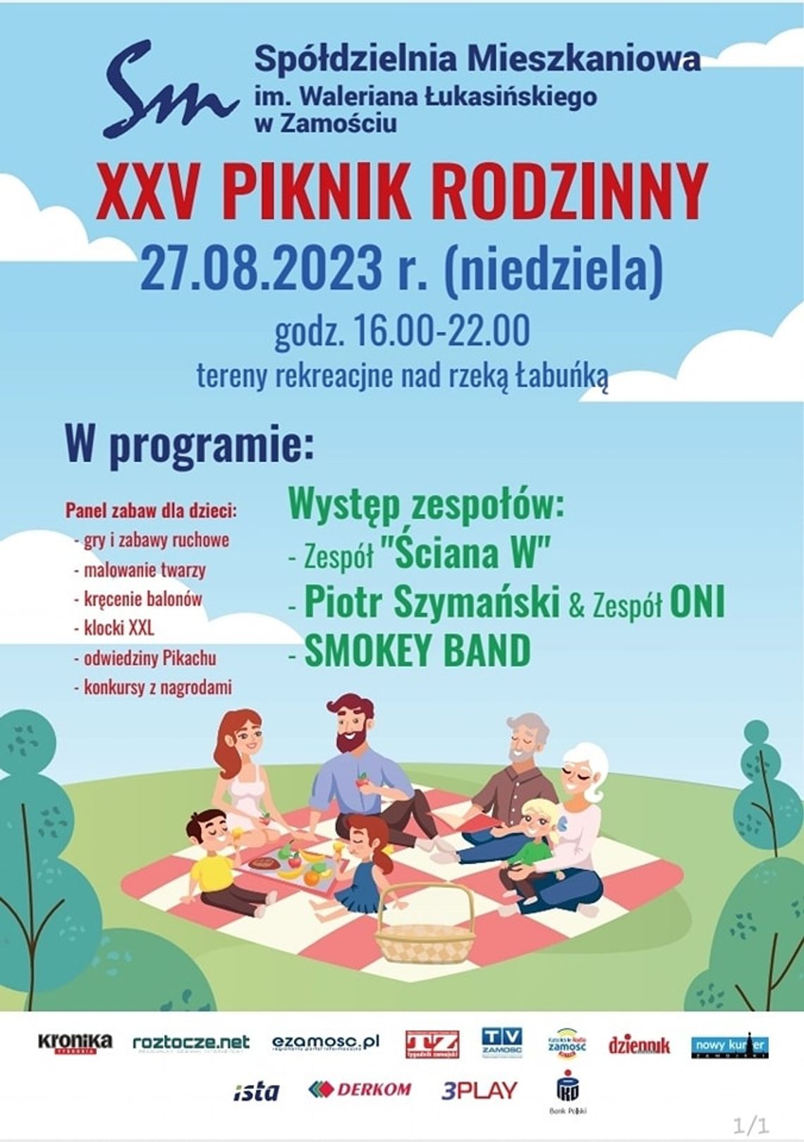 Zamość: XXV piknik rodzinny nad Łabuńką