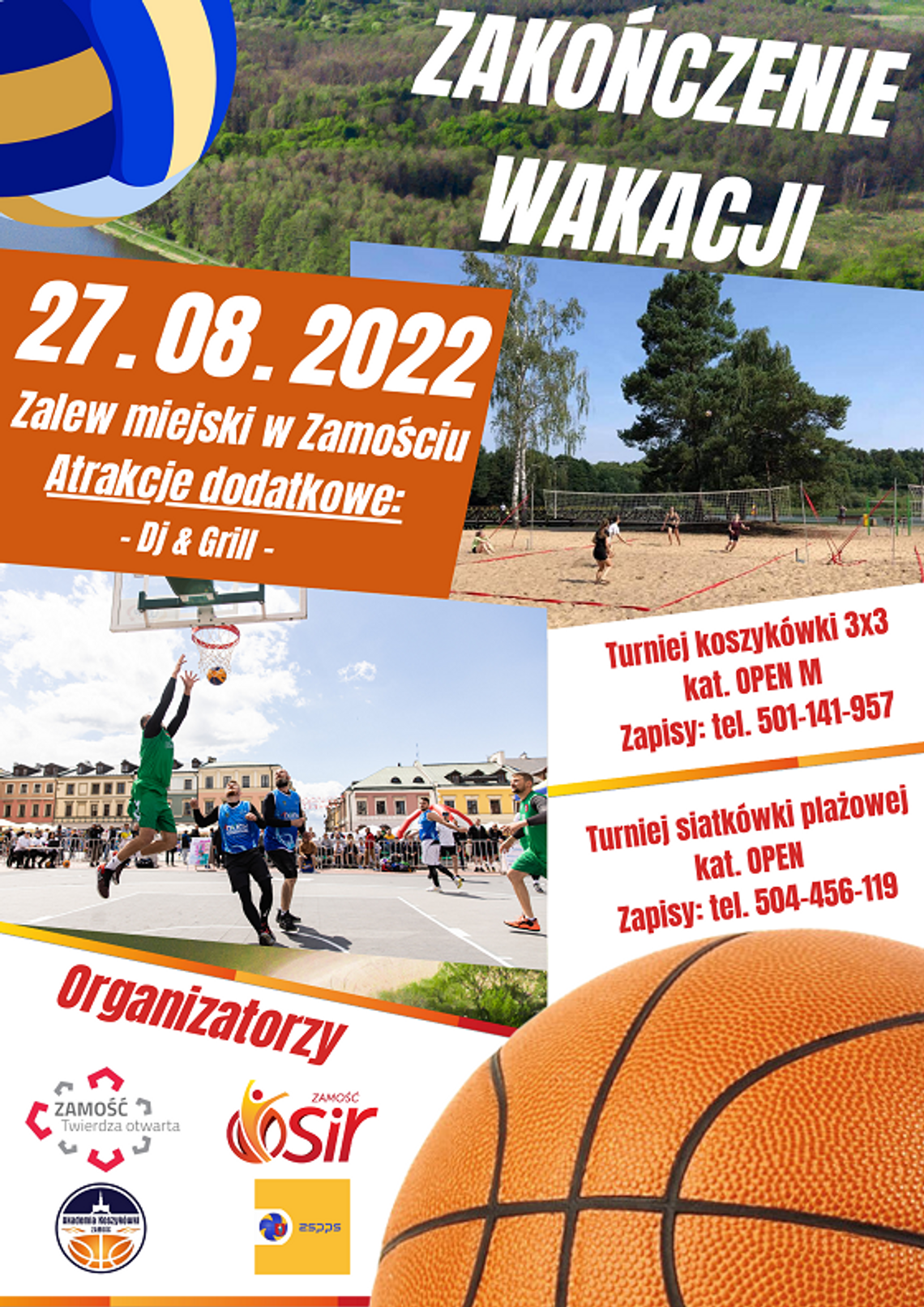 Zamość: Zakończenie wakacji nad zalewem Zamość: Zakończenie wakacji nad zalewem