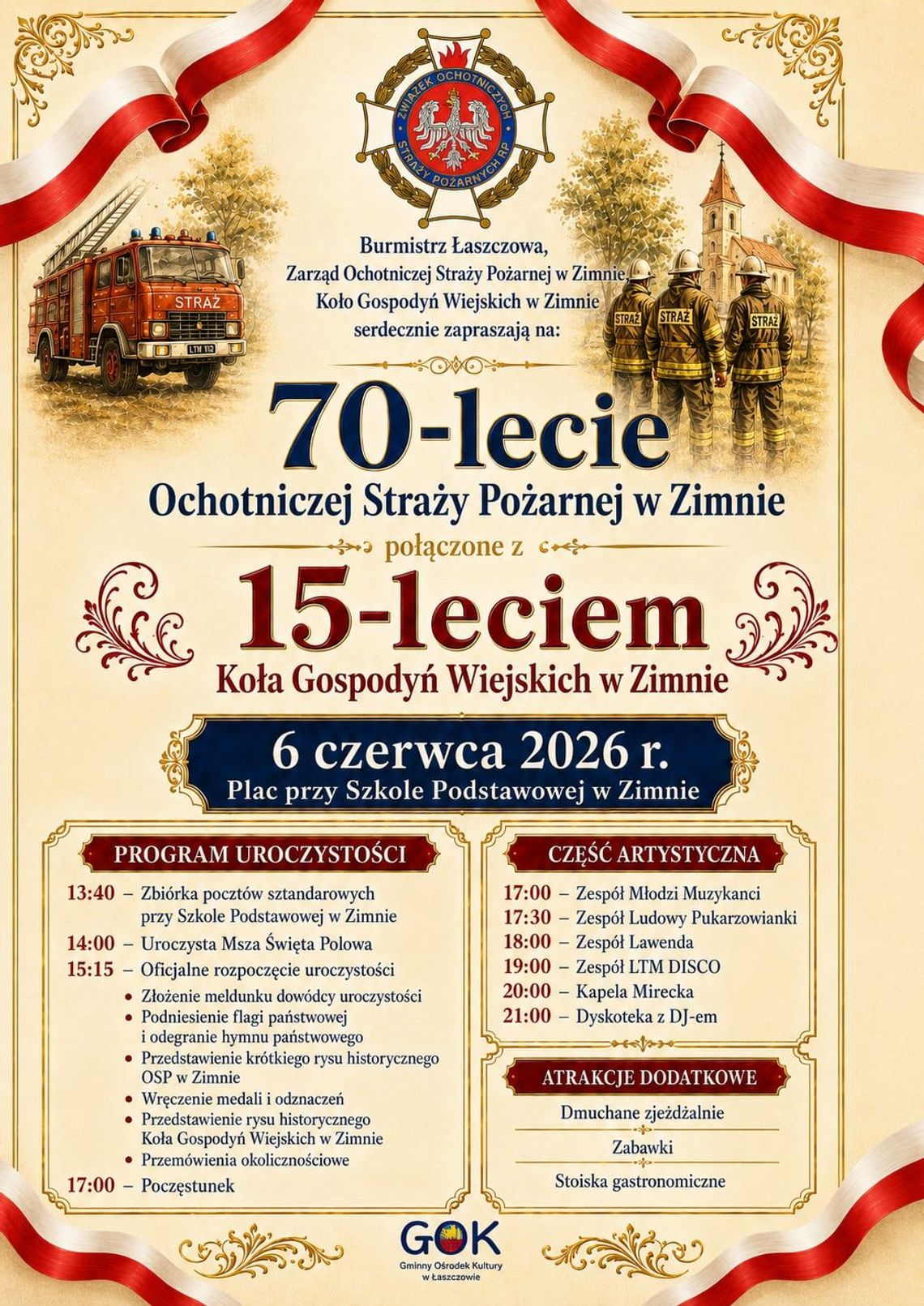 Zimno: 70-lecie OSP i 15-lecie KGW Zimno: 70-lecie OSP i 15-lecie KGW