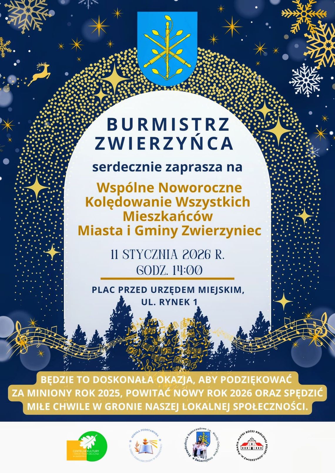 Zwierzyniec: Wspólne Noworoczne Kolędowanie
