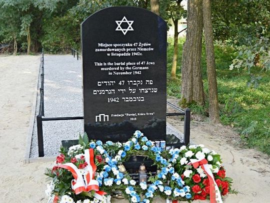 Obsza: Odsłonięcie pomnika ofiar holocaustu