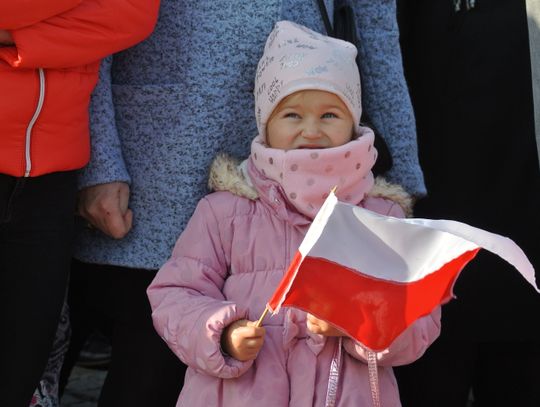 100 lat polskiej niepodległości - manifestacja patriotyczna na Rynku Wielkim w Zamościu