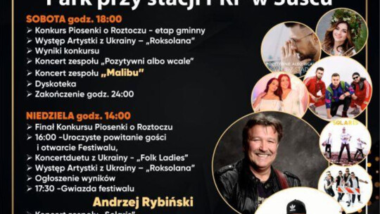Susiec: Transgraniczny Festiwal Pieśni o Roztoczu. Gwiazdą Andrzej Rybczyński