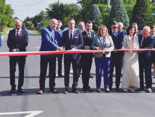  Uroczyste otwarcie ciągu drogowego Kolonia Teodorówka – Smoryń – Pulczynów – Wola Kątecka w kierunku Żelebska.