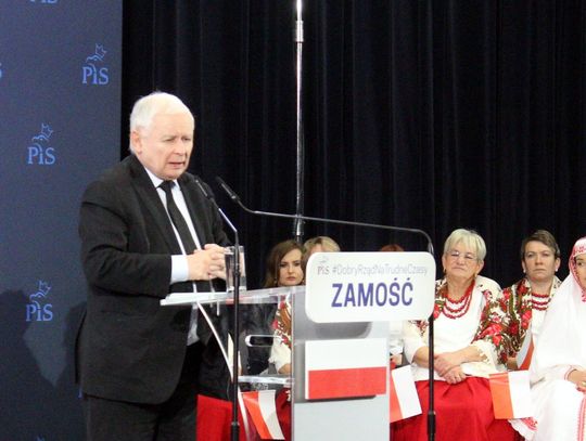 Jarosław Kaczyński w Zamościu. O czym mówił prezes PiS?
