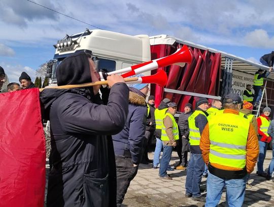 Gm. Hrubieszów: Protest rolników w Czerniczynie