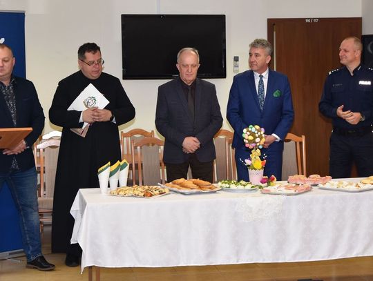 Wielkanocne spotkanie w KPP Tomaszów Lubelski