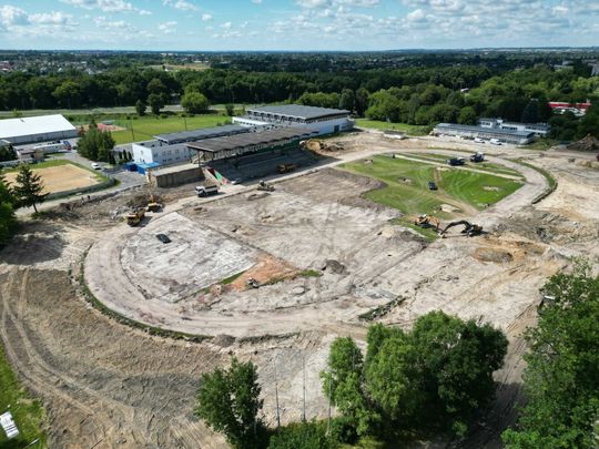 Budowa stadionu OSiR w Zamościu