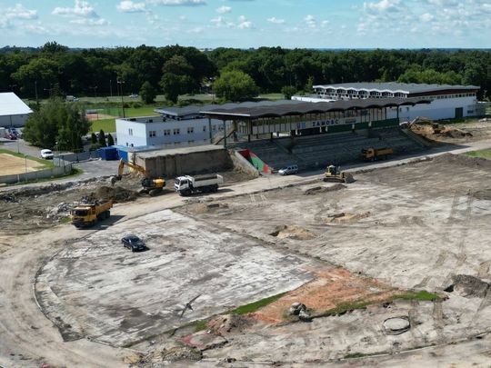 Budowa stadionu OSiR w Zamościu