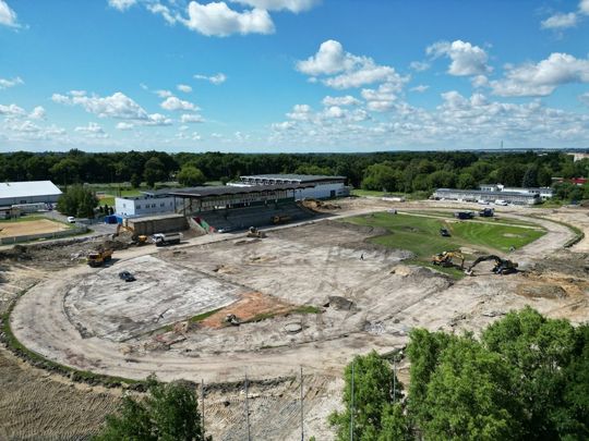 Budowa stadionu OSiR w Zamościu