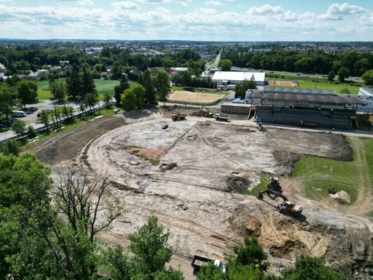 Budowa stadionu OSiR w Zamościu