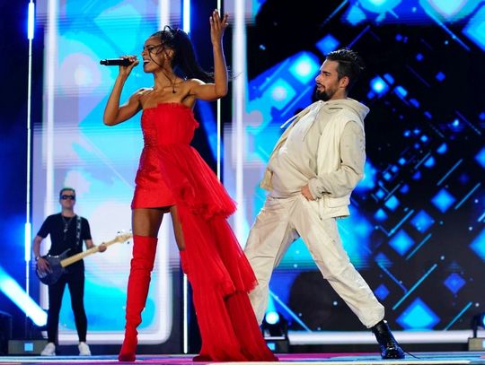 Aleksandra Szwed na koncercie Roztańczona Polska w Zamościu