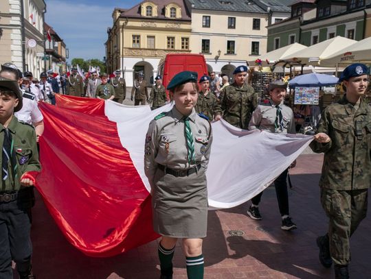 Zamość świętował Dzień Flagi Rzeczypospolitej Polskiej. Zobacz zdjęcia