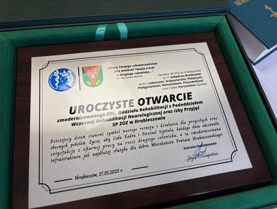 Odnowione oddziały Szpitala Powiatowego w Hrubieszowie - zdjęcia