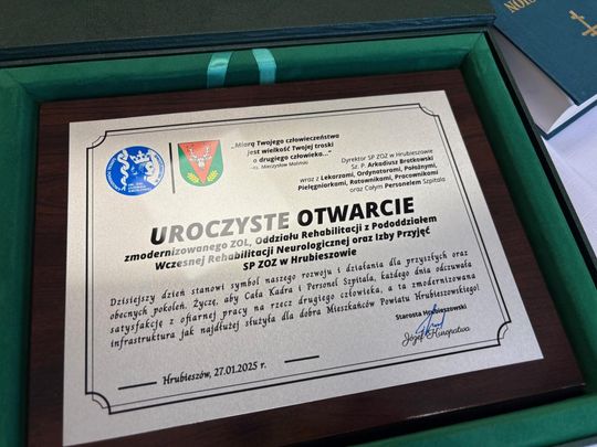 Odnowione oddziały Szpitala Powiatowego w Hrubieszowie - zdjęcia