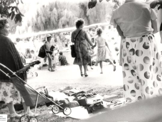 Zamość na archiwalnych fotografiach: Stary bazarek przy parku - galeria zdjęć