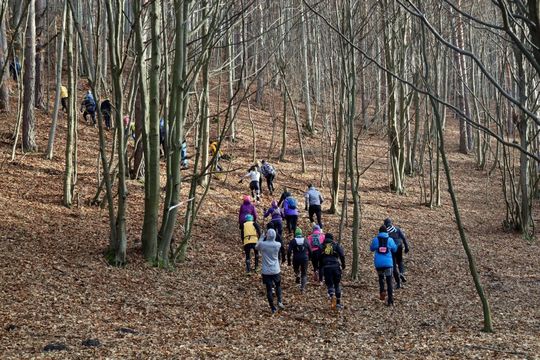 Zimowy Bieg Chrząszcza w Kawęczynku - galeria zdjęć