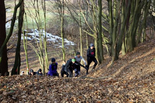 Zimowy Bieg Chrząszcza w Kawęczynku - galeria zdjęć