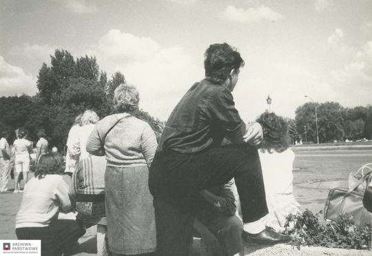 Zamość na archiwalnych fotografiach: Stary bazarek przy parku - galeria zdjęć