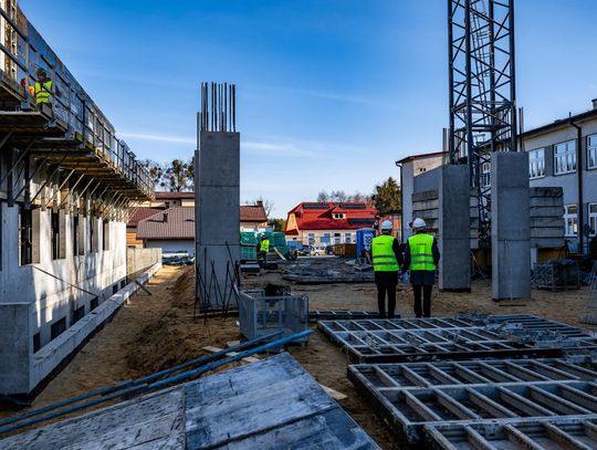 Tomaszów Lub.: Styczeń na budowie centralnego bloku operacyjnego [ZDJĘCIA]