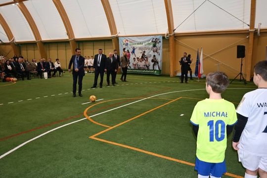 Otwarcie hali sportowej w Majdanie Górnym - galeria zdjęć