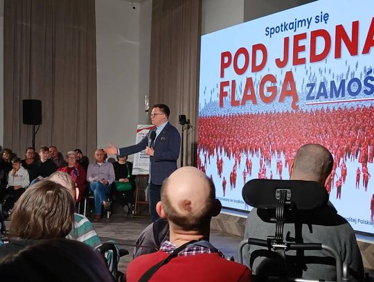 Zamość: Szymon Hołownia na spotkaniu z wyborcami - galeria zdjęć