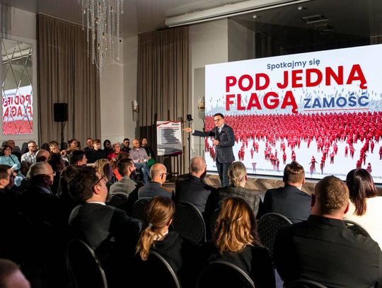 Zamość: Szymon Hołownia na spotkaniu z wyborcami - galeria zdjęć