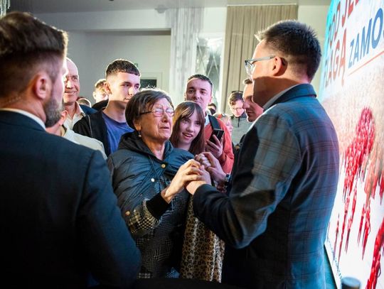 Zamość: Szymon Hołownia na spotkaniu z wyborcami - galeria zdjęć