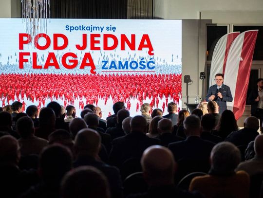 Zamość: Szymon Hołownia na spotkaniu z wyborcami - galeria zdjęć