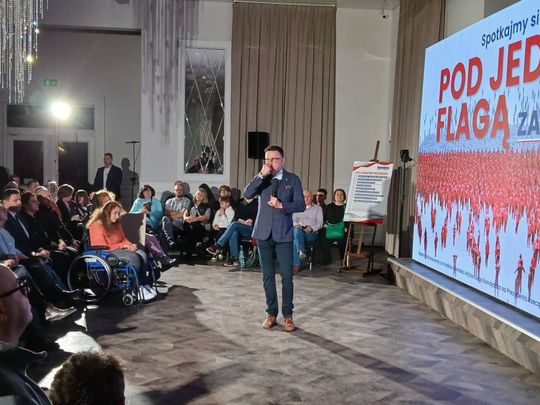 Zamość: Szymon Hołownia na spotkaniu z wyborcami - galeria zdjęć