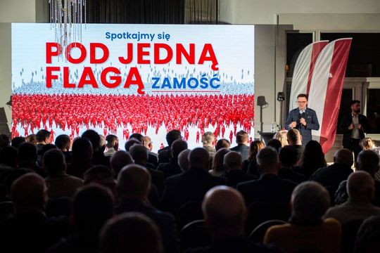 Zamość: Szymon Hołownia na spotkaniu z wyborcami - galeria zdjęć