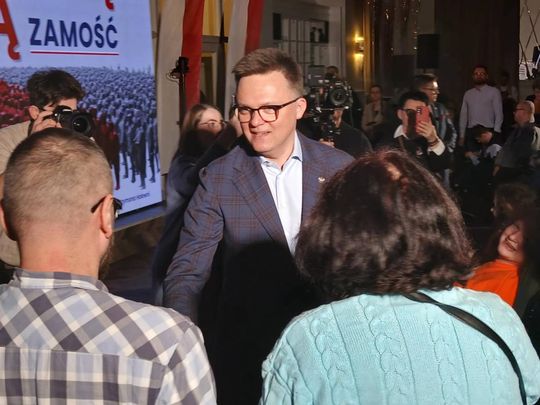 Zamość: Szymon Hołownia na spotkaniu z wyborcami - galeria zdjęć