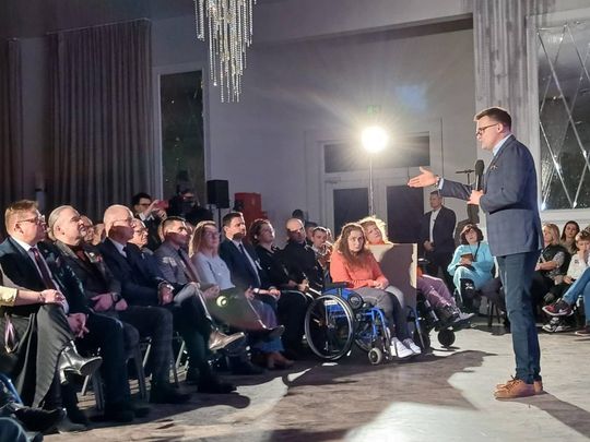 Zamość: Szymon Hołownia na spotkaniu z wyborcami - galeria zdjęć