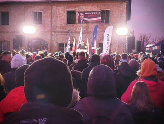 Hrubieszów: Wiec wyborczy Sławomira Mentzena - galeria zdjęć