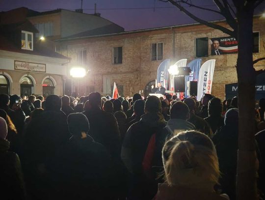 Hrubieszów: Wiec wyborczy Sławomira Mentzena - galeria zdjęć